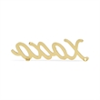 Milena Cast Iron Gold Finish Table Decor - XOXO
