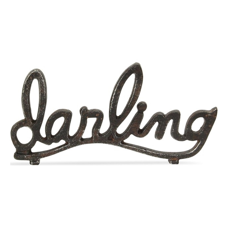 Carwyn Cast Iron Table Decor - Darling