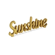 Norah Cast Iron Gold Finish Table Decor - Sunshine