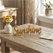 Norah Cast Iron Gold Finish Table Decor - Sunshine