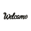 Ingrid Elegant Cast Iron Table Decor - Welcome