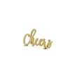 Steffen Cast Iron Cheers Table Decor - Gold