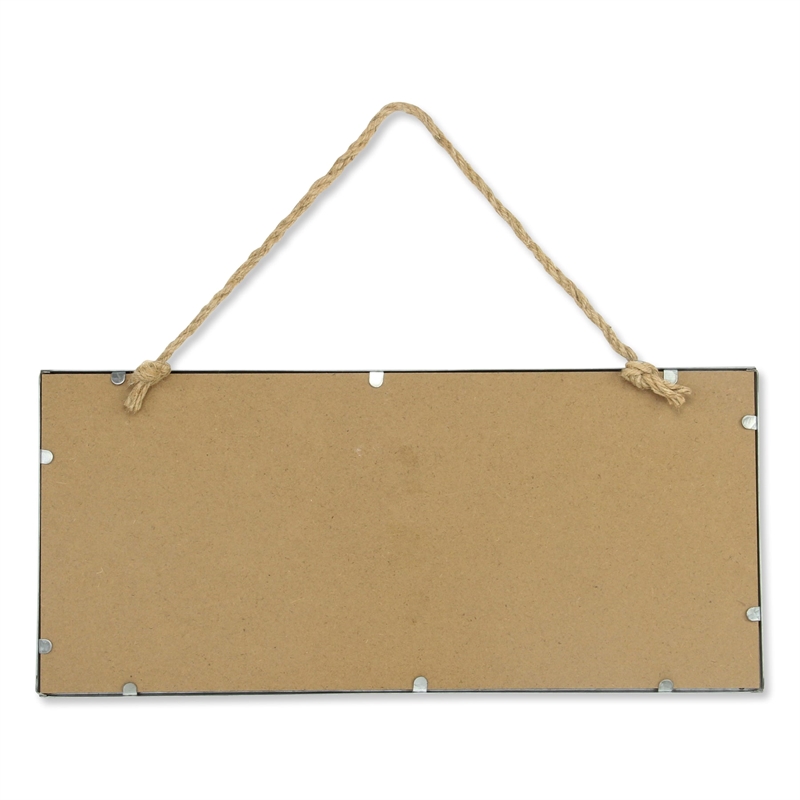 Isaiah Galvanized Framed Hanging Chalkboard