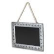 Thirza Patterened Galvanized Frame Hanging Chalkboard