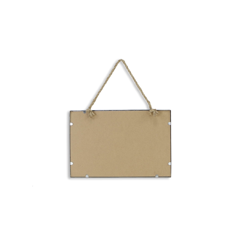 Thirza Patterened Galvanized Frame Hanging Chalkboard