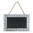 Thirza Patterened Galvanized Frame Hanging Chalkboard