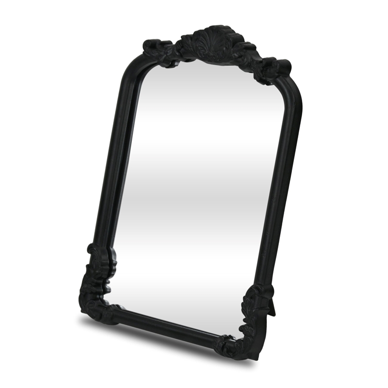 Briseis 11.75 Inch Rectangular Table Mirror - Black