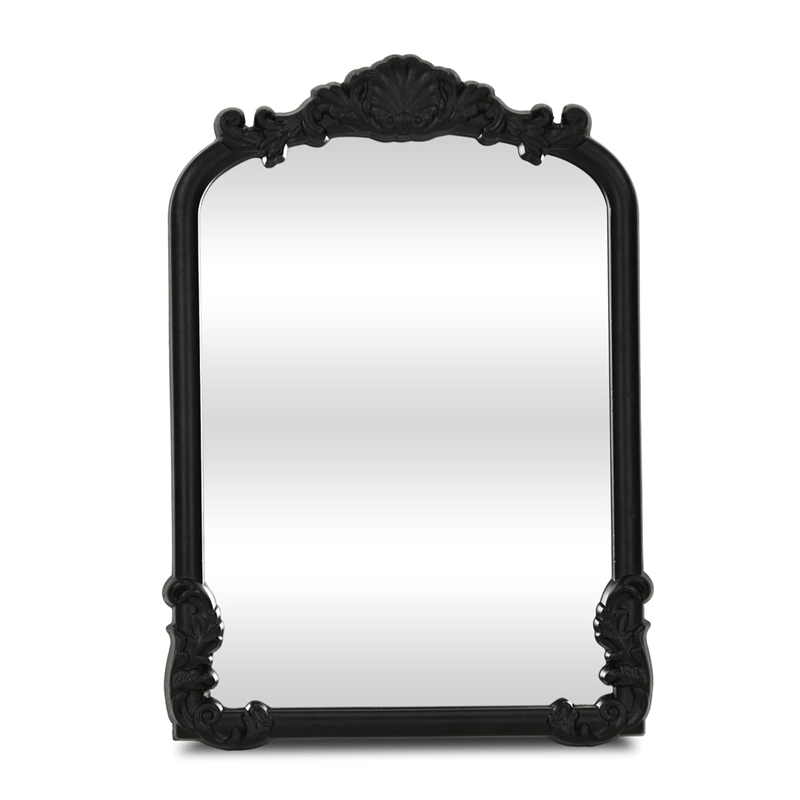 Briseis 11.75 Inch Rectangular Table Mirror - Black