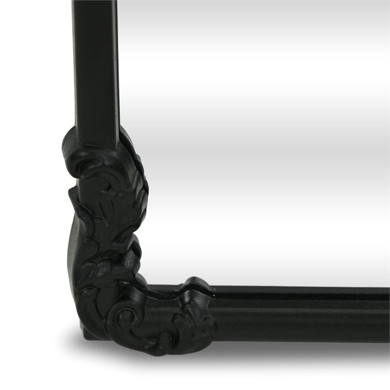 Briseis 11.75 Inch Rectangular Table Mirror - Black