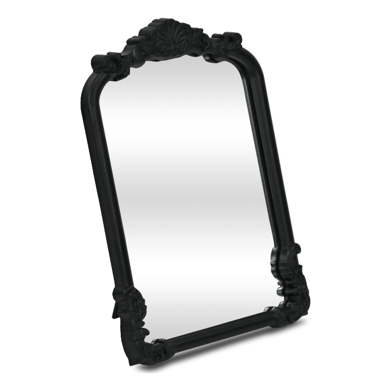 Briseis 11.75 Inch Rectangular Table Mirror - Black