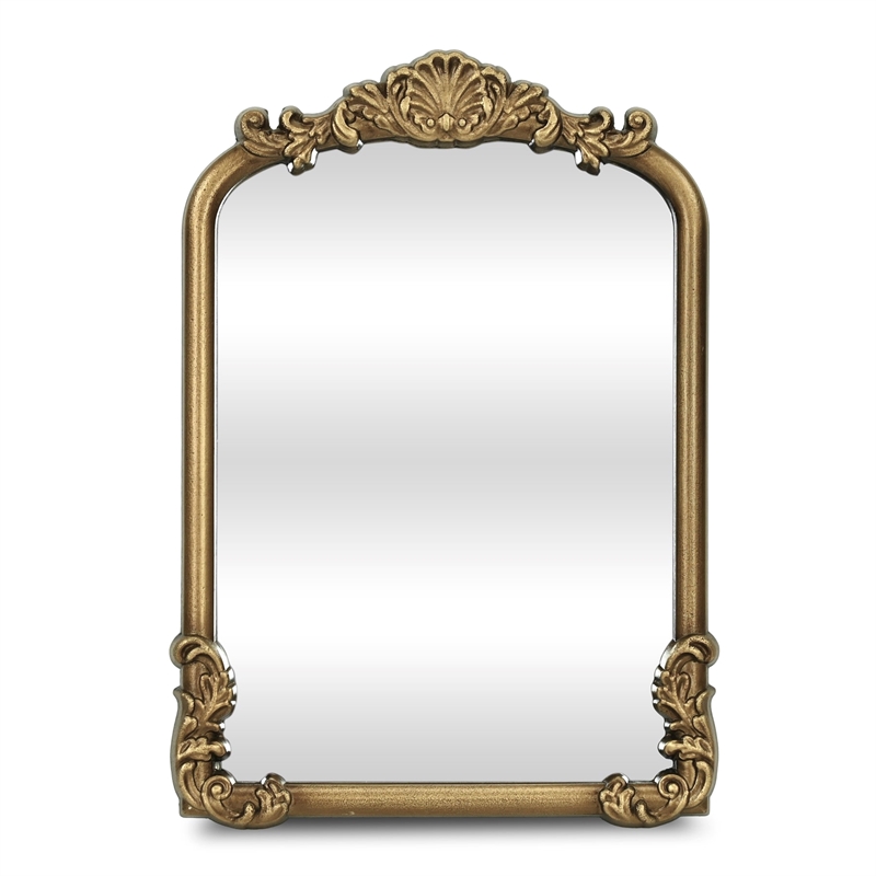Briseis 11.75 Inch Rectangular Table Mirror - Gold