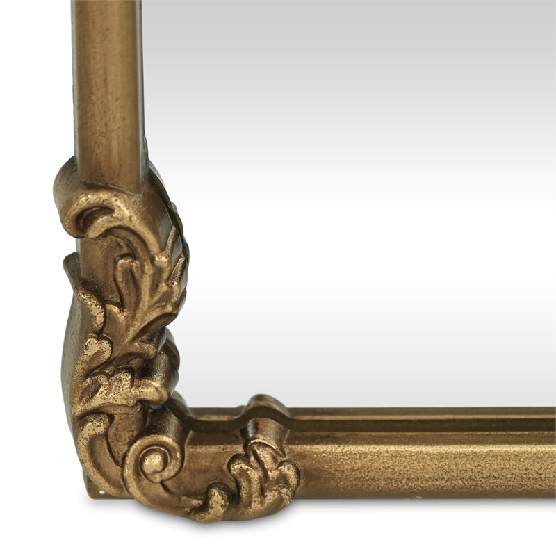 Briseis 11.75 Inch Rectangular Table Mirror - Gold