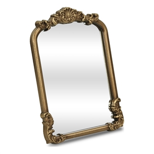 Briseis 11.75 Inch Rectangular Table Mirror - Gold