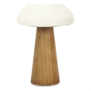 Hareton Forest Fungi Table Decor - Brown and White - Large