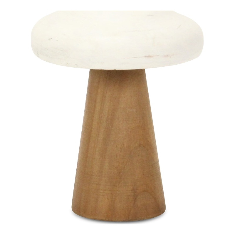 Hareton Forest Fungi Table Decor - Brown and White - Medium