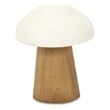 Hareton Forest Fungi Table Decor - Brown and White - Small
