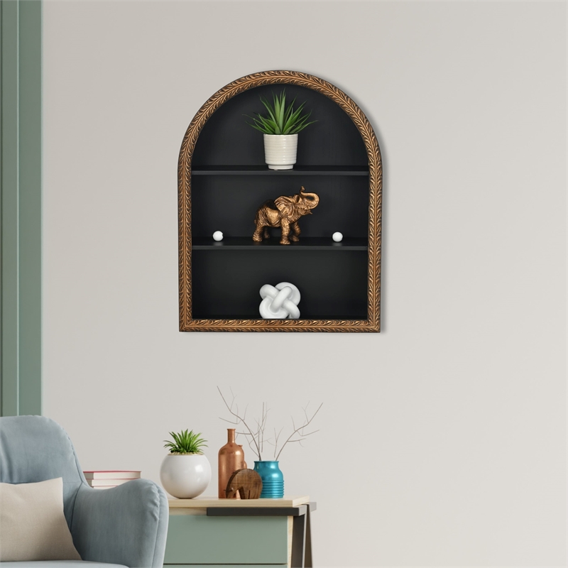 Bovira Resin Golden Elephant Decor