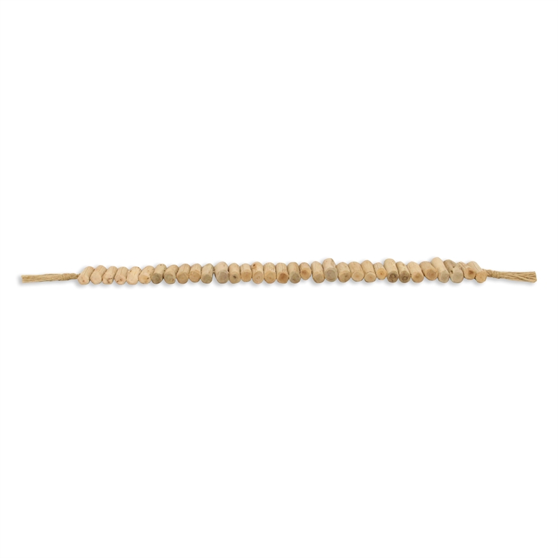 Wistan Hanging Wood Bar Tassel Decor - Large