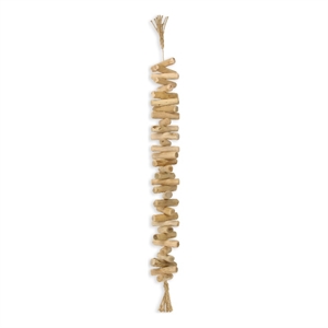 Wistan Hanging Wood Bar Tassel Decor - Large
