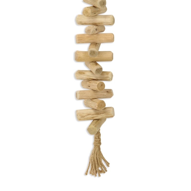 Wistan Hanging Wood Bar Tassel Decor - Small