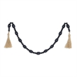 Akaida Dark Blue Mixed Wooden Bead Garland Decor