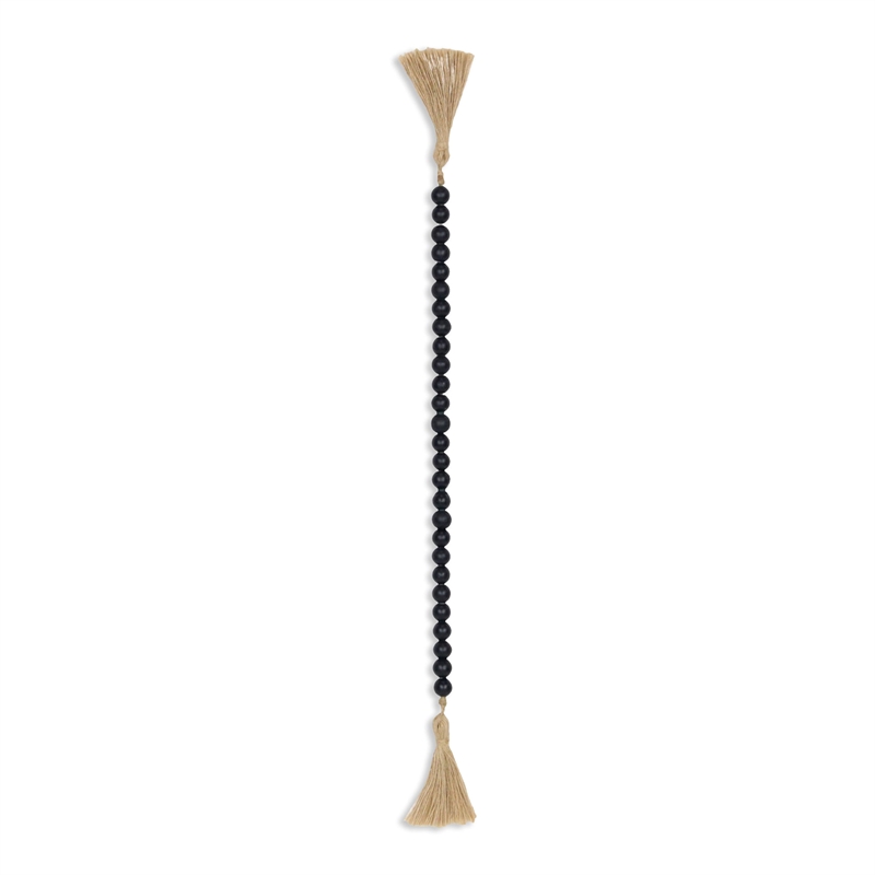 Akaida Dark Blue Wooden Bead Garland Decor