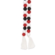 Kira Red White and Black Beaded Garland