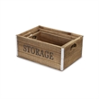 Eika Set of 3 Metal Accented Wooden Storage Crates