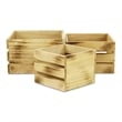 Rustic Farmstead Aged Wooden Crate Set
