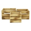 Rustic Farmstead Aged Wooden Crate Set