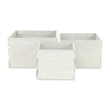 Rustic Farmstead Light Gray Wooden Crate Set
