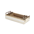 Weston Set of 3 Long Metal Accented Wood Crates