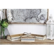 Weston Set of 3 Long Metal Accented Wood Crates