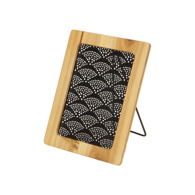 Merridew Wood Framed Metal Earring Hanging Table Easel