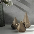 Palison Wooden Pyramid Design Ring Holder - Small