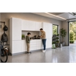 Klovo 8-Piece 10 ft. Pro Workshop Storage Set in White