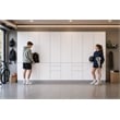 Klovo 8-Piece 16 ft. Locker Wall Storage Set in White