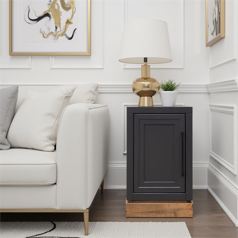 Bridgevine Home Nora Chairside Table with Painted Finish