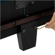 Bridgevine Home King Size Tufted Upholstered Platform Bed in Beige