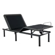 Bridgevine Home Twin XL Size Adjustable Bed Frame with Voice Controls in Black