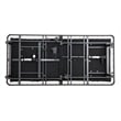 Bridgevine Home Twin XL Size Adjustable Bed Frame with Voice Controls in Black