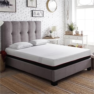 Bridgevine Home 12&quot Cal King Mattress with Hybrid Memory Foam in White