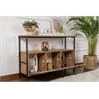 ASIR Hanah Home Solace Console in Atlantic Pine and Black