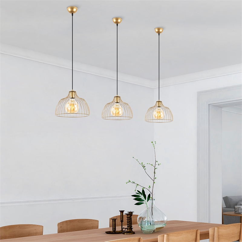 ASIR Opviq Kozan 11331 Chandelier in Gold