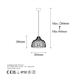 ASIR Opviq Kozan 11331 Chandelier in Gold