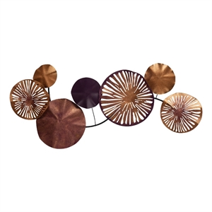 ASIR Wallity Astrid - CH102-2 Decorative Metal Wall Accessory in Multi-Color