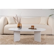 ASIR Hanah Home Sable Coffee Table in White