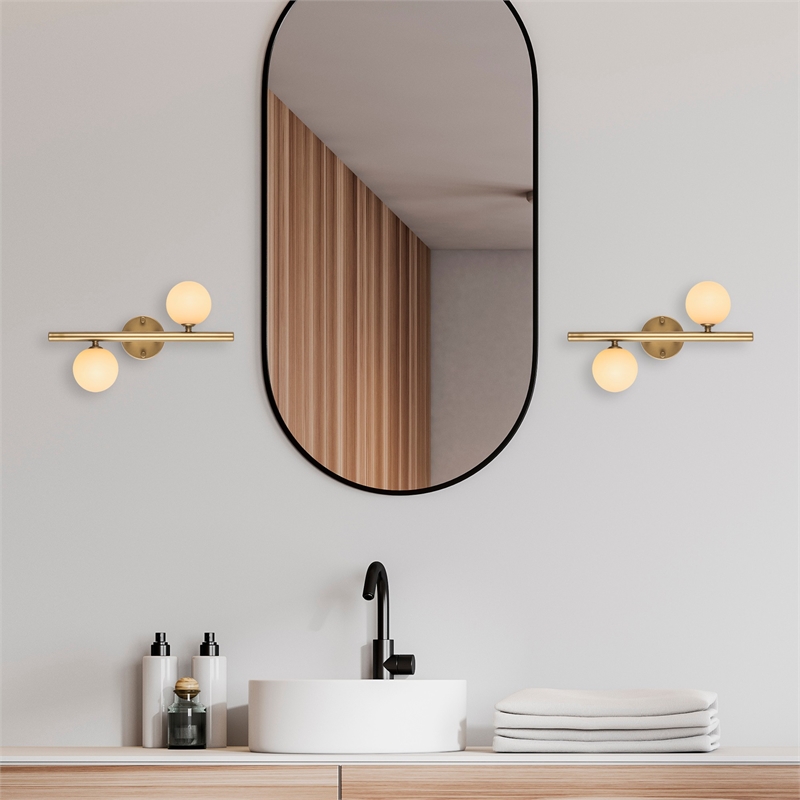 ASIR Opviq Domino 11037 Wall Lamp in Gold