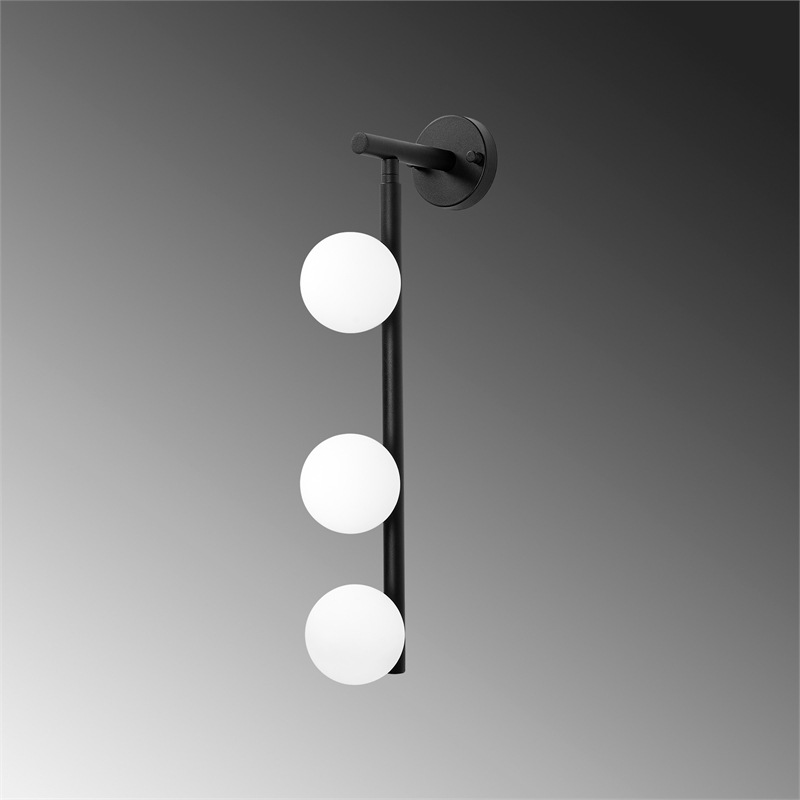 ASIR Opviq Domino 11040 Wall Lamp in Black