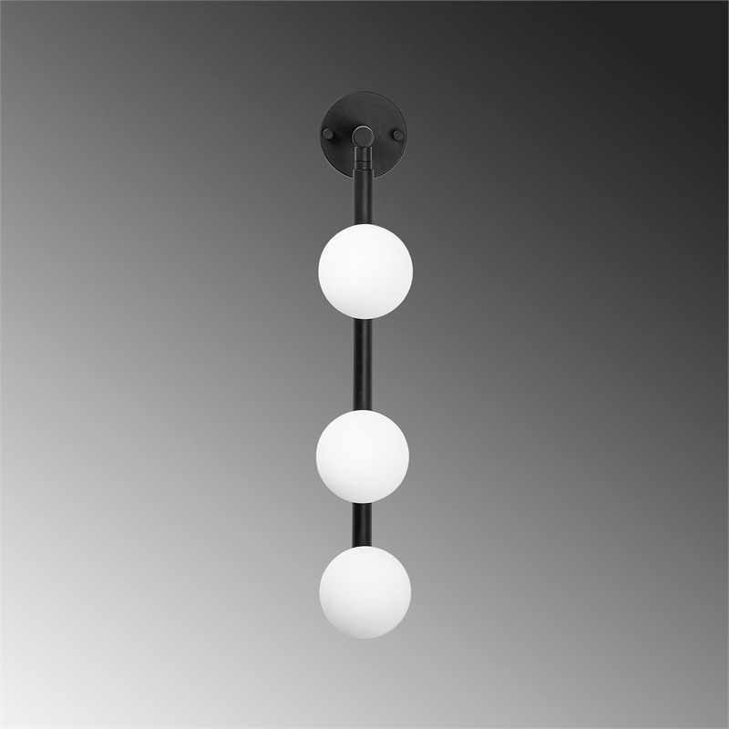 ASIR Opviq Domino 11040 Wall Lamp in Black